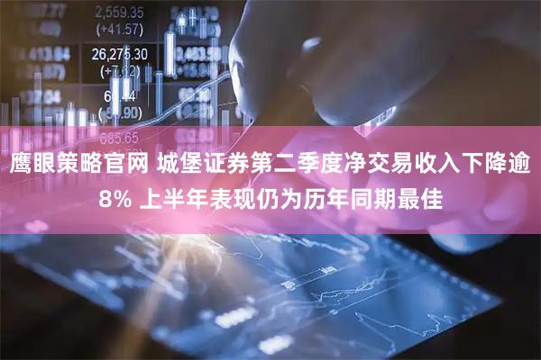 鹰眼策略官网 城堡证券第二季度净交易收入下降逾8% 上半年表现仍为历年同期最佳