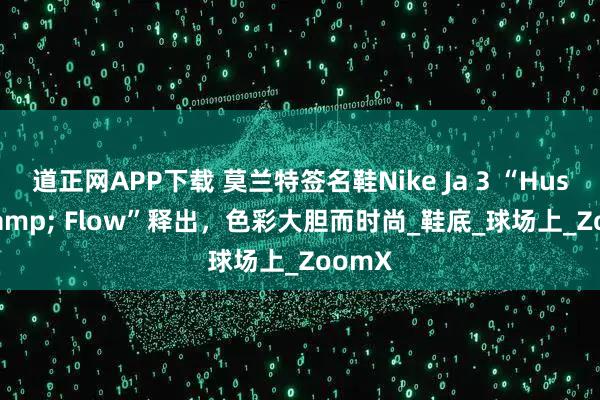 道正网APP下载 莫兰特签名鞋Nike Ja 3 “Hustle & Flow”释出，色彩大胆而时尚_鞋底_球场上_ZoomX